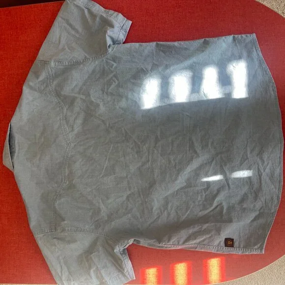 Howler Bros Men’s Pearl Snap Lightning Bolt Western Short Sleeve In Blue‎ - Picture 4 of 4